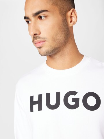 Sweat-shirt 'Dem' HUGO en blanc