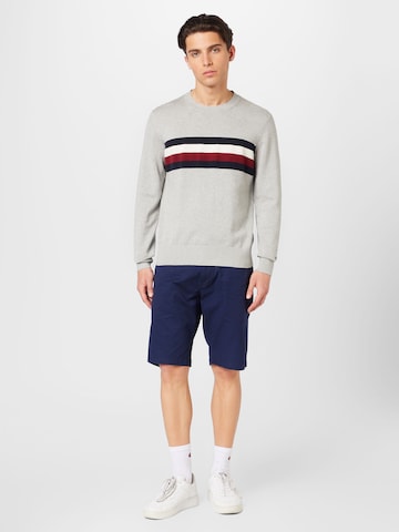 TOMMY HILFIGER Pullover in Grau