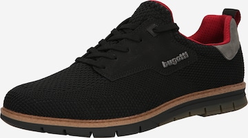 melns bugatti Kurpes ar šņorēm 'Sandman': no priekšpuses