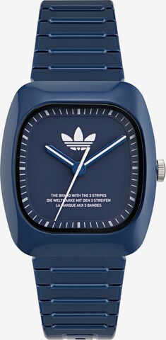 ADIDAS ORIGINALS Analog Watch 'Retro Wave Two' in Blue: front