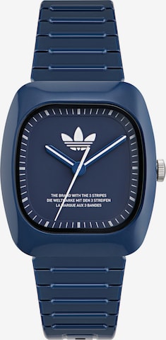 ADIDAS ORIGINALS Analoog horloge 'Retro Wave Two' in Blauw: voorkant