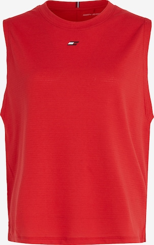 Tommy Hilfiger Sport Top in Red: front