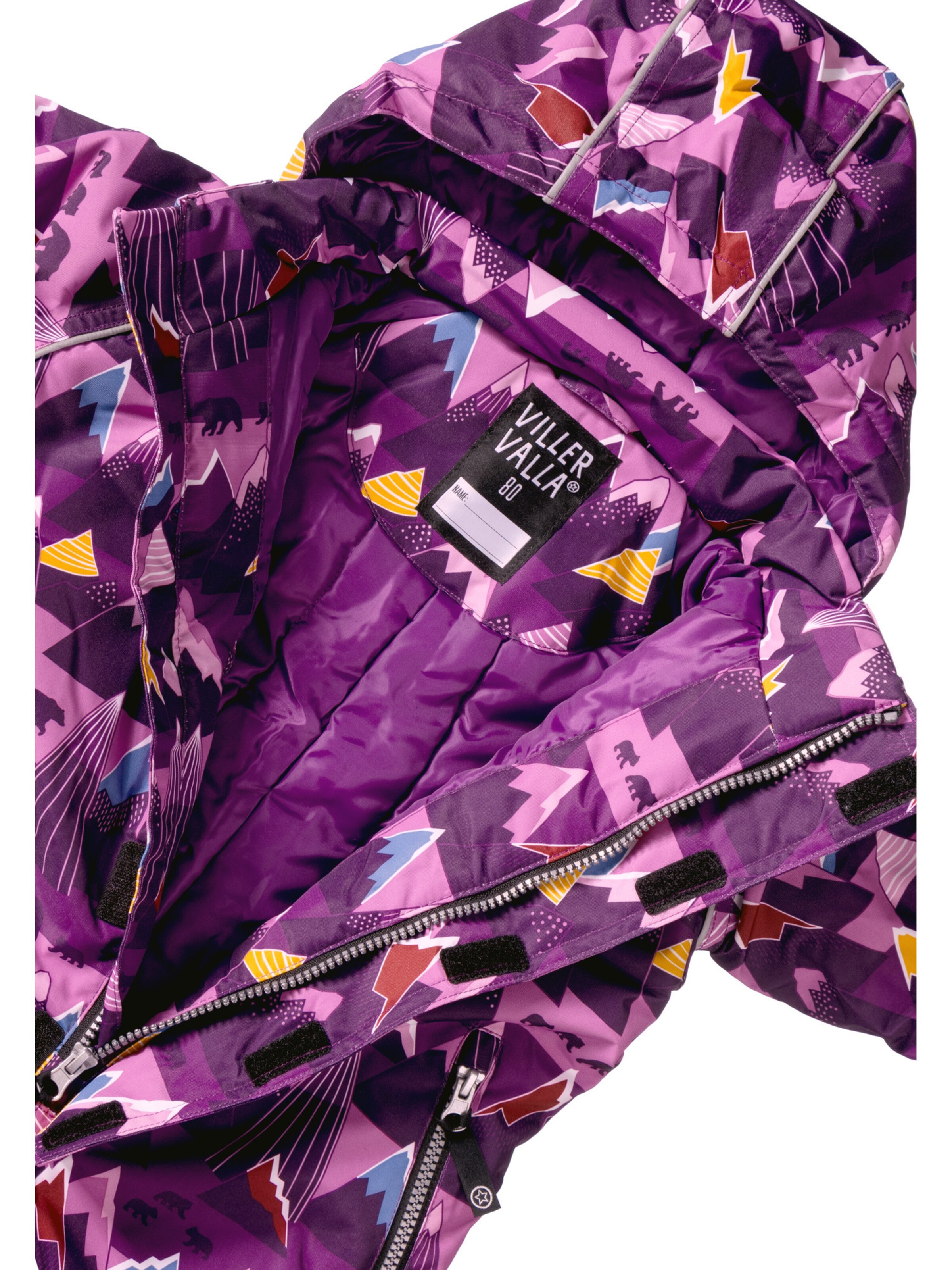 Villervalla Dungarees ' Mountain ' in Purple