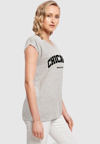 Merchcode T-Shirt 'Chicago' in Grau