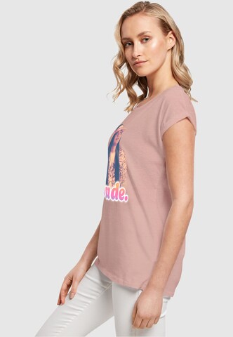 ABSOLUTE CULT T-Shirt 'Stranger Things - Argyle Dude' in Pink