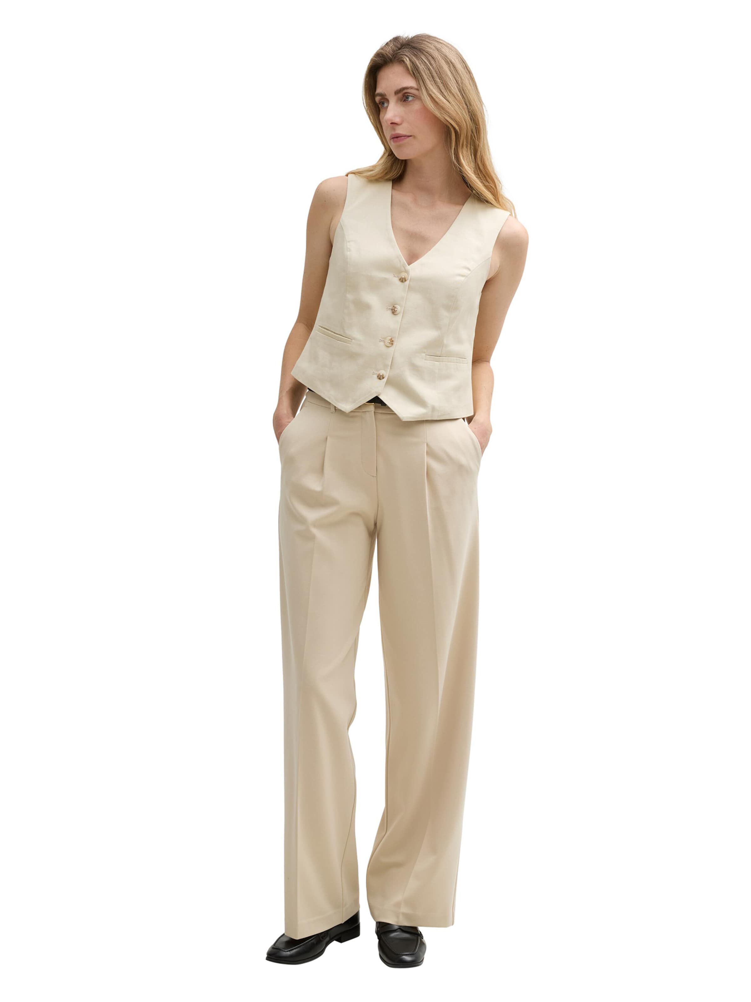 TOM TAILOR Anzugweste in Beige