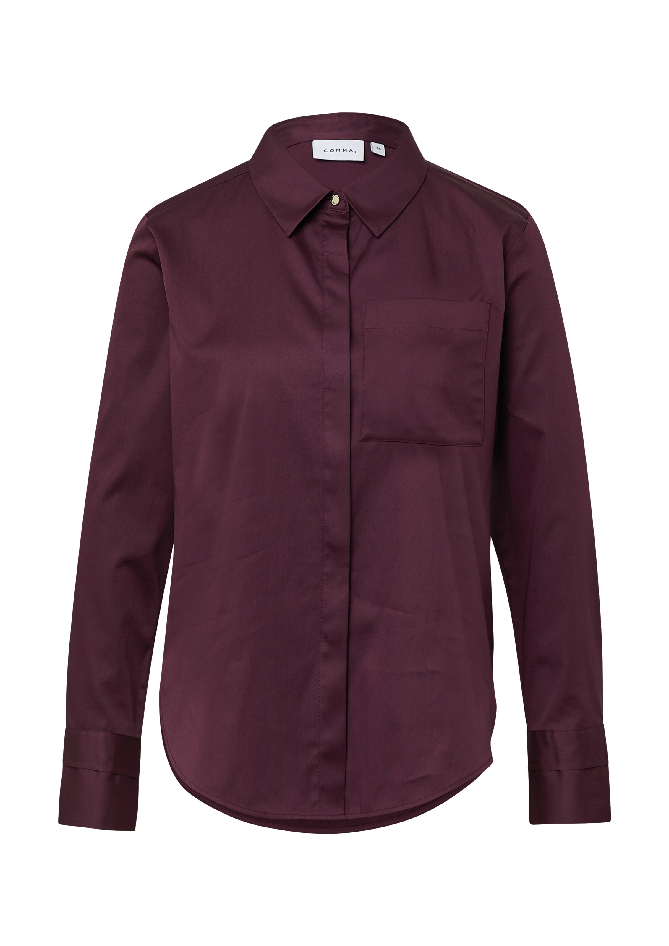 Chemisier 'Popline' COMMA en rouge : devant