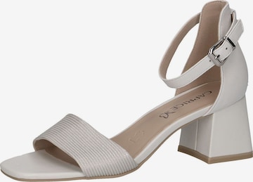 CAPRICE Sandals in White: front