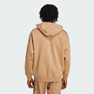 ADIDAS ORIGINALS Sweatjacka 'Adicolor' i brun