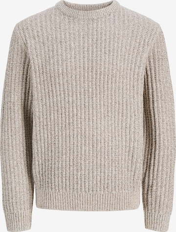 JACK & JONES Pullover 'JJJAXON' in Weiß: Vorderseite