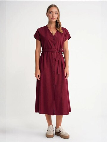 MixRay Kleid in Rot: Vorderseite
