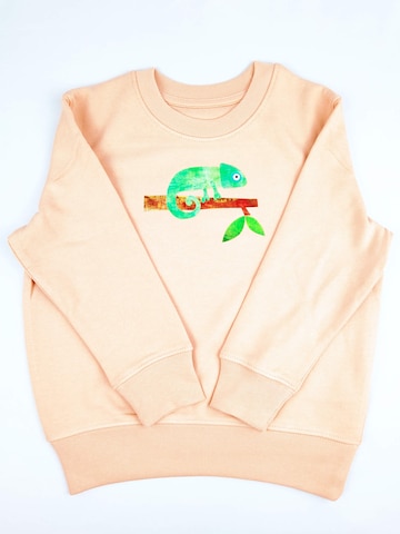 MelaDi Sweatshirt 'Meladi Chameleon' in Beige: Vorderseite