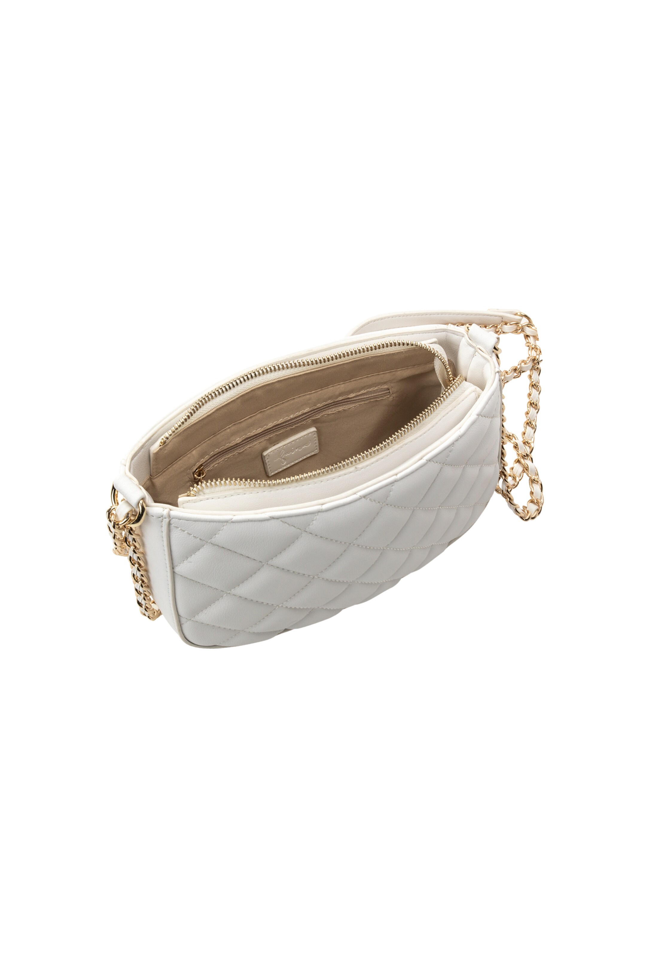 faina - Mala de ombro em branco