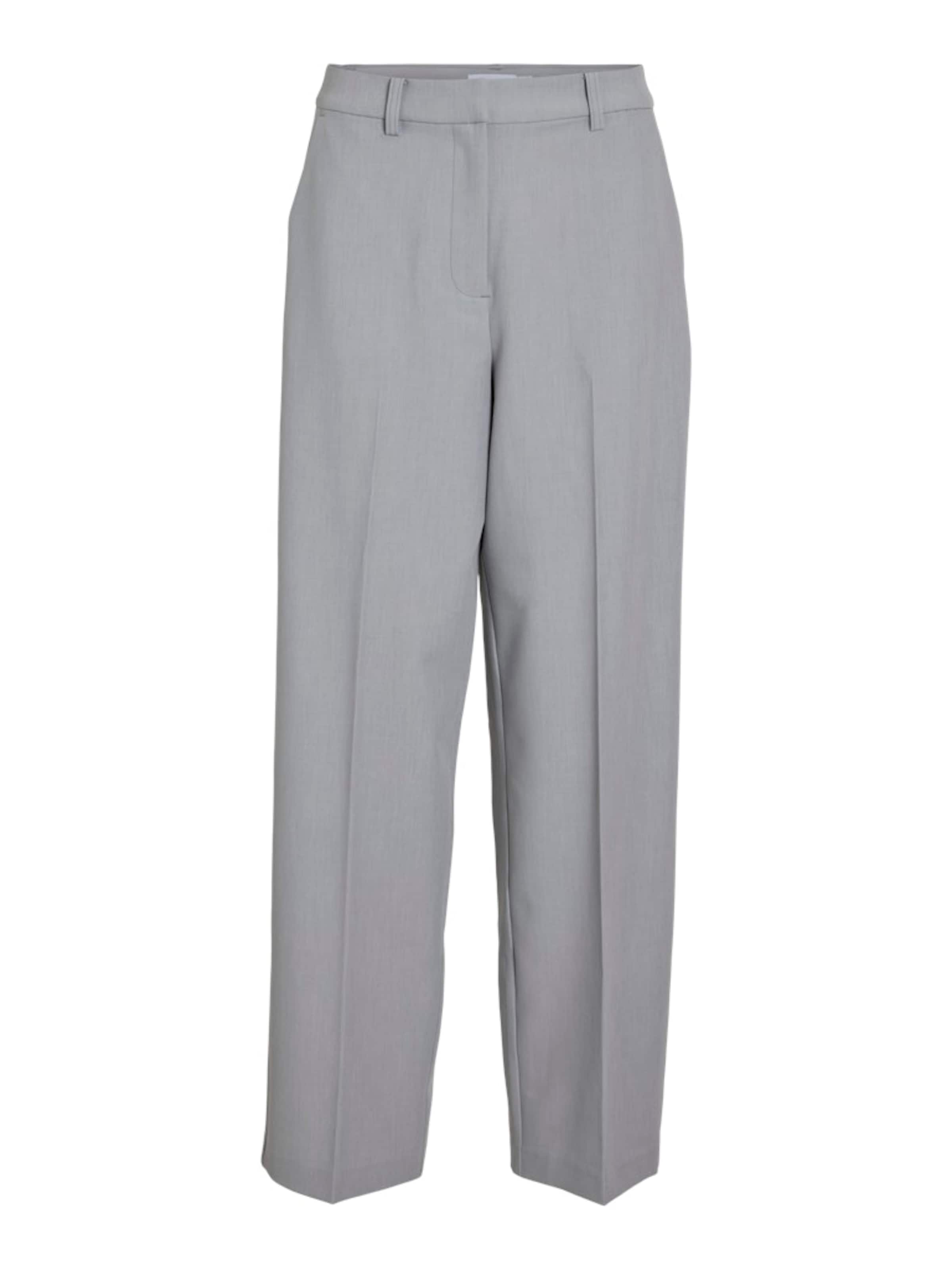 VILA Normalny krój Spodnie 'VISiffe' w kolorze szary: przód