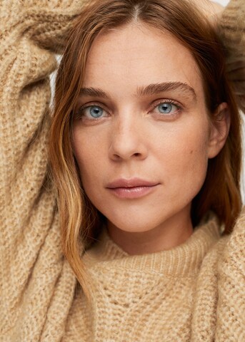 MANGO Pullover 'Radio' in Beige