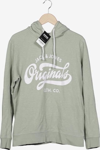 JACK & JONES Kapuzenpullover L in Grün: Vorderseite
