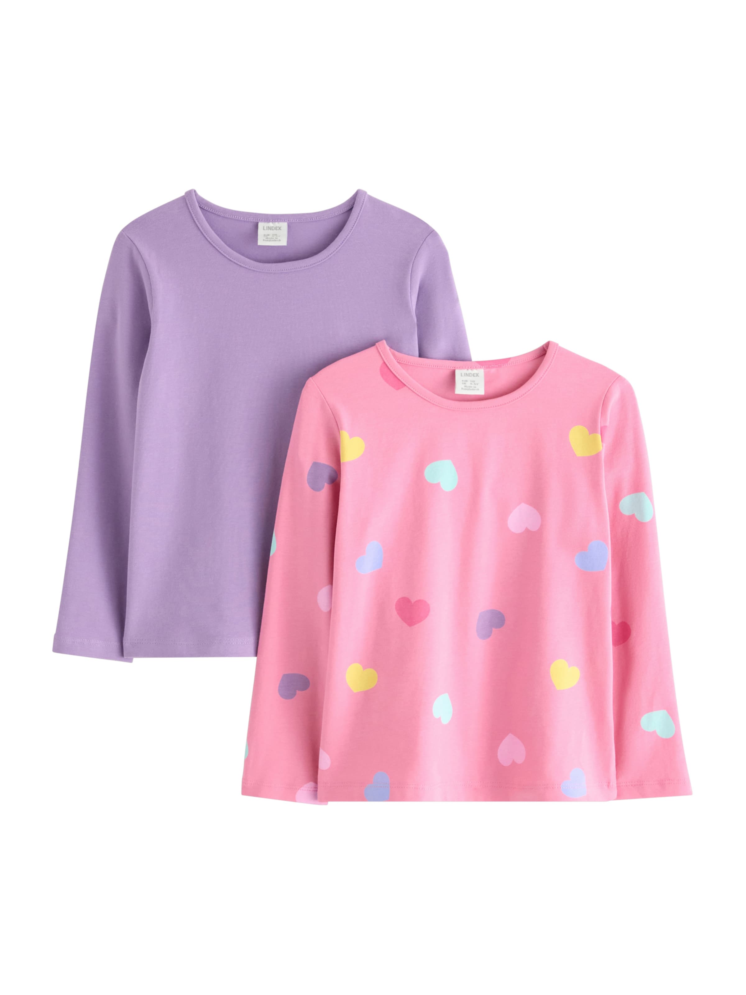 Maglietta di Lindex in lilla: frontale