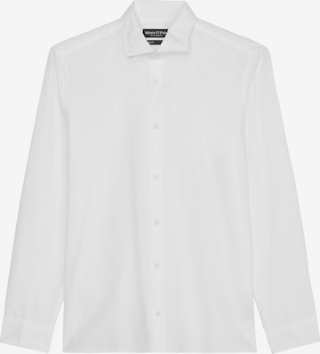 Coupe regular Chemise business Marc O'Polo en blanc : devant