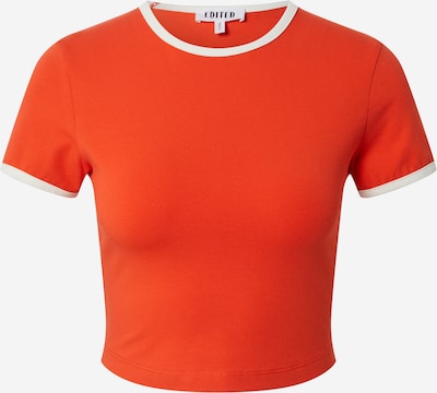EDITED Shirt 'Lara' in Orange red / White, Item view