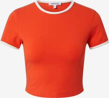 EDITED Shirt 'Lara' in Oranje: voorkant