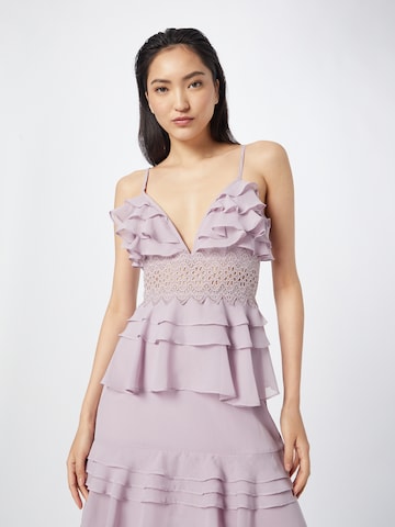 Robe de soirée True Decadence en violet