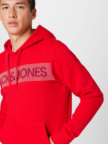 sarkans JACK & JONES Sportisks džemperis