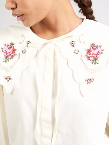Miss Selfridge Bluse in Beige