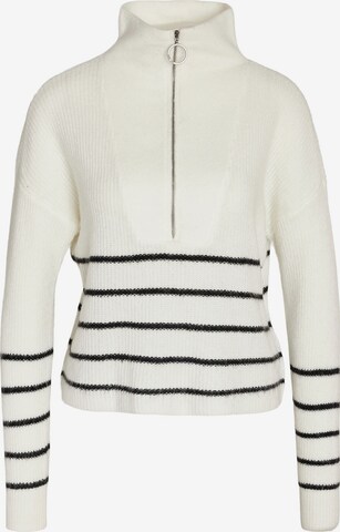 Pullover 'Alice' di Noisy may in bianco: frontale