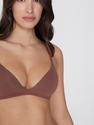 Tezenis Triangle Bra in Brown