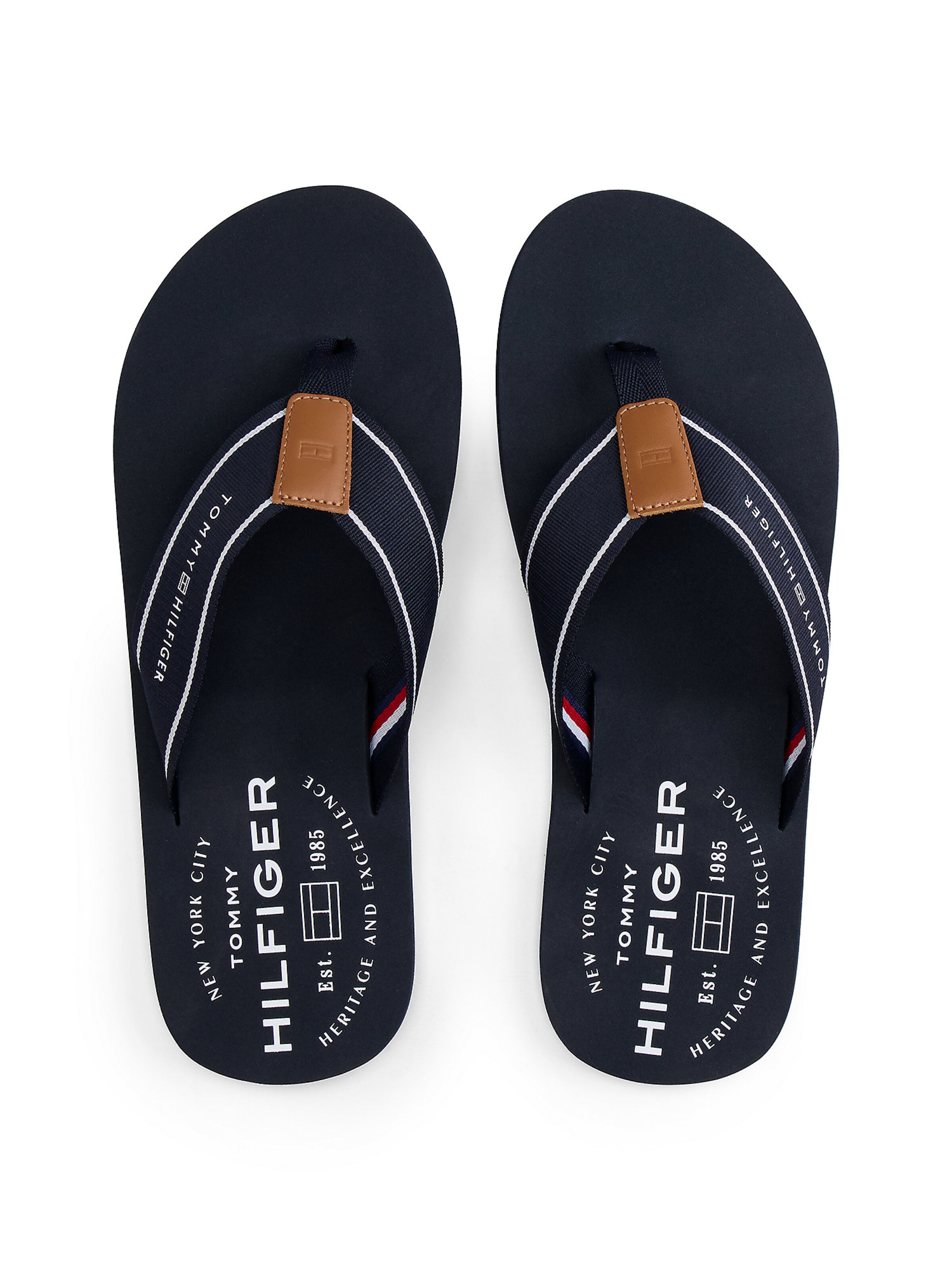 TOMMY HILFIGER Teenslippers in Blauw