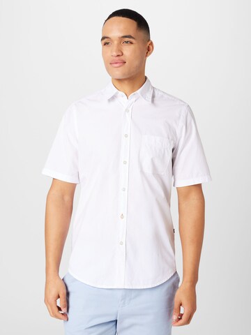 BOSS Slim Fit Skjorte 'Relegant 6' i hvid: forside