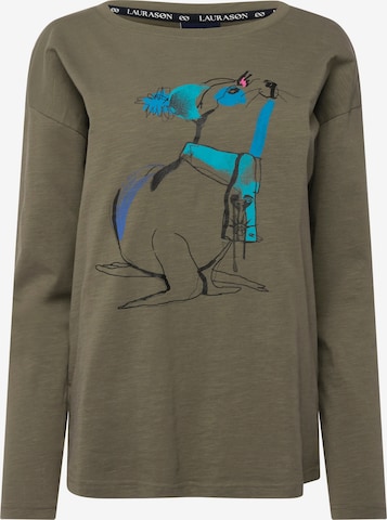 LAURASØN Shirt in Grün: Vorderseite