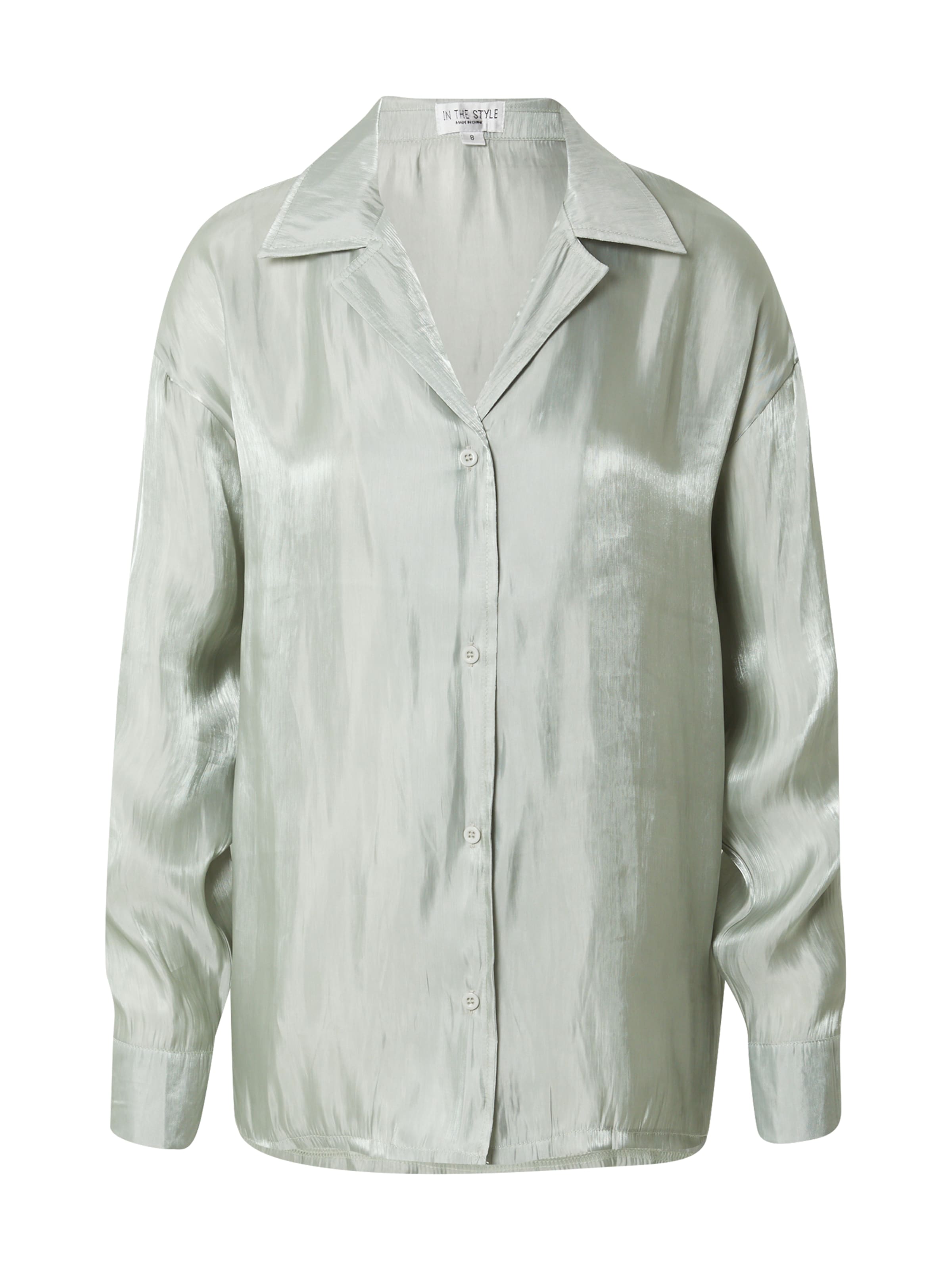 In The Style Блуза 'NAOMI GENES' в зелено: отпред