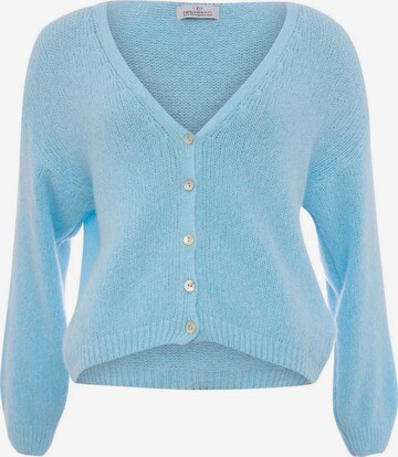 Zwillingsherz Knit Cardigan in Blue: front