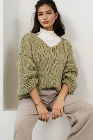 Trend Alaçatı StiliPulover - zelena boja
