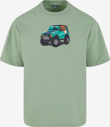 MARKET Shirt '4x4 Bear' in Green: front