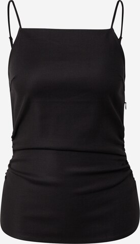 Oval Square Top in Black: front