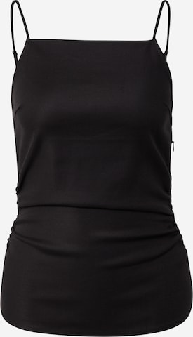 Oval Square Top in Black: front