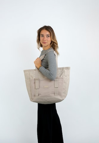 LARKSON Shopper i beige: forside
