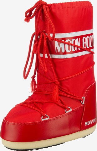 MOON BOOT Snow Boots in Red: front