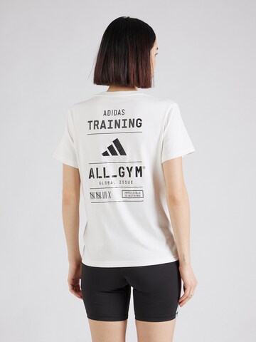 ADIDAS PERFORMANCE Functioneel shirt 'TR CAT G T' in Wit