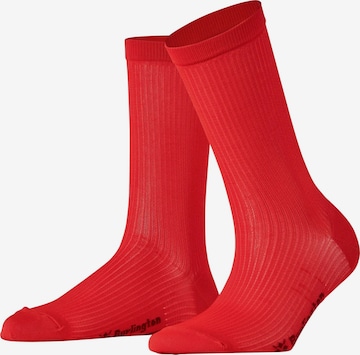 BURLINGTON Socks 'Princess Street' in Red: front