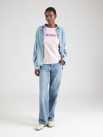 BOSS Футболка в Лиловый