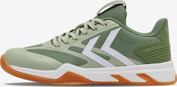 Chaussure de sport Hummel en vert : devant