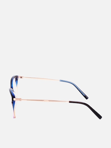 DKNY Sunglasses 'Dkny DK7010 Crystal navy/peach gradient 53/17/135 WOMAN Eyewear Frame' in Blue