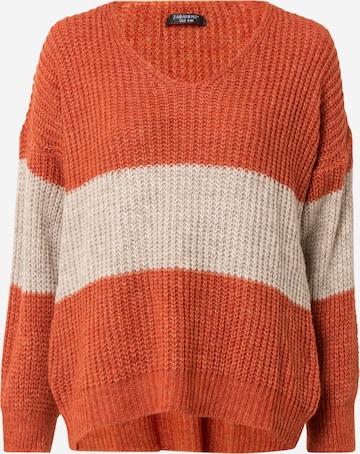 Pull-over 'Luisa' ZABAIONE en orange : devant