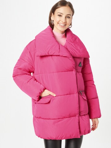 River Island Winterjas in Roze: voorkant