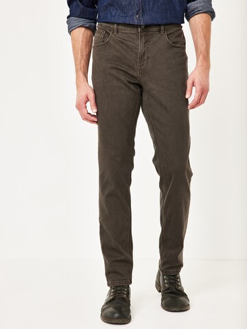 PADDOCKS Slimfit Jeans in Braun: Vorderseite