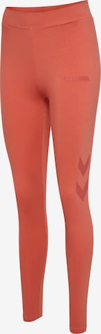 Hummel Skinny Sportbroek in Rood