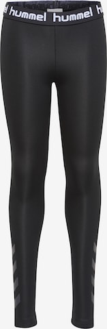 Skinny Leggings 'Tona' de la Hummel pe negru: față